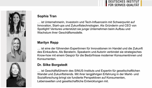 Die hochkarätige Fachjury, Preisauszeichnung Osmopure Produkt des Jahres 2026 vom Deutschen Institut für Service und Qualität