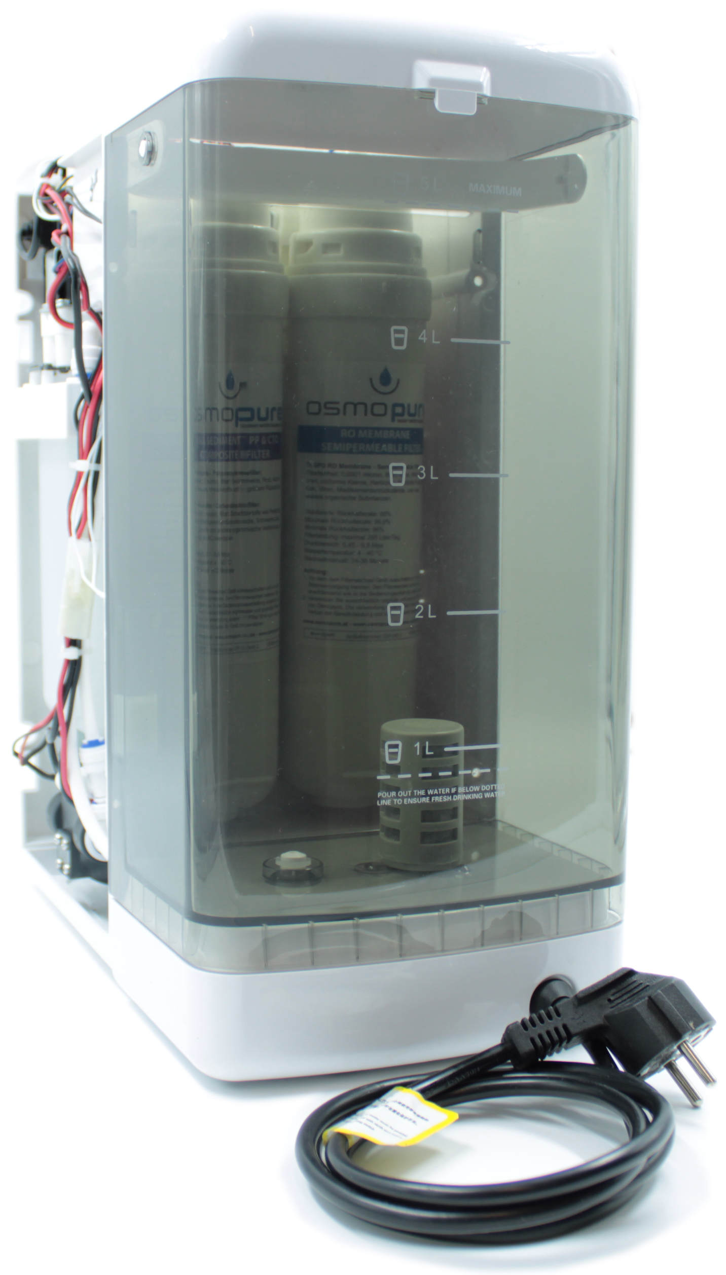 Technik der Auftisch Osmoseanlage, Wasserbar, Wasserspender, Wasserautomat SMT 5000 von Osmopure